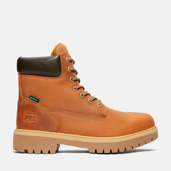 Timberland Direct Attach 6" Waterproof Work Boot Brown/Marigold Men'S