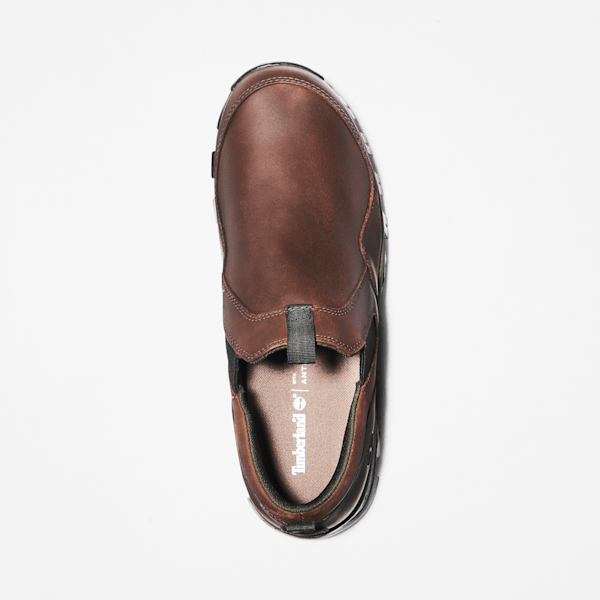 Timberland Mens Mt Maddsen Low Slip-On Boot Dark Brown Full-Grain