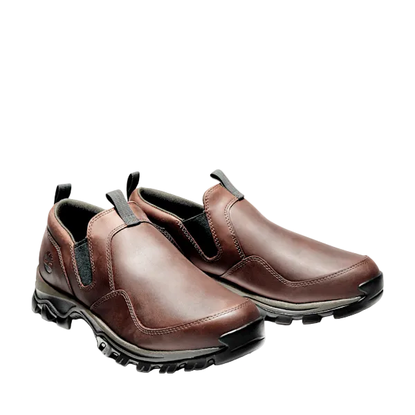 Timberland Mens Mt Maddsen Low Slip-On Boot Dark Brown Full-Grain