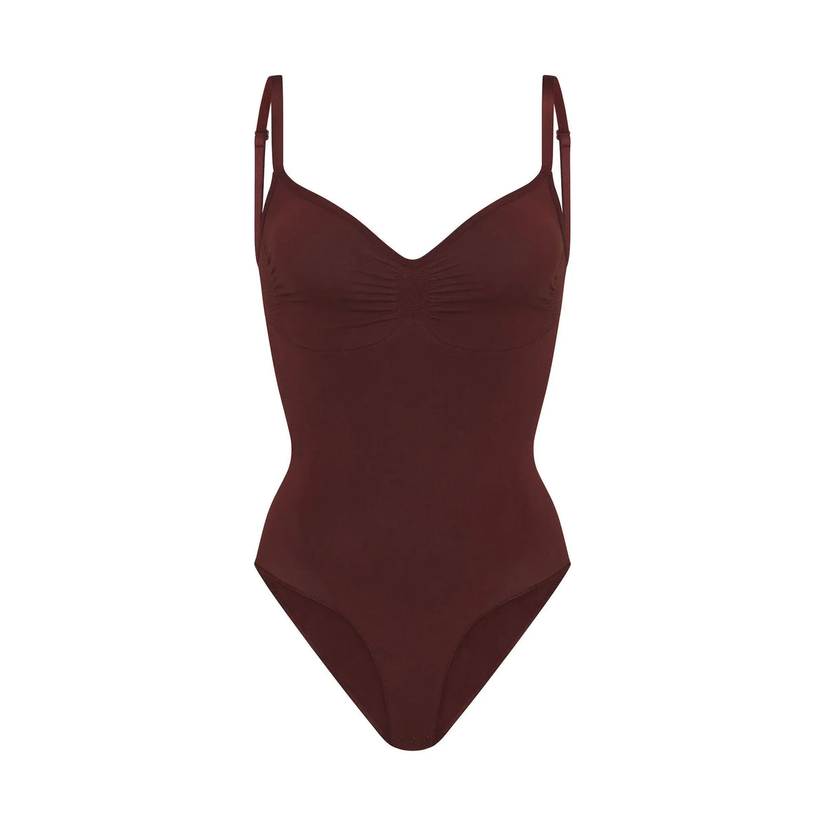 Skims Seamless Sculpt Brief Bodysuit Oxblood