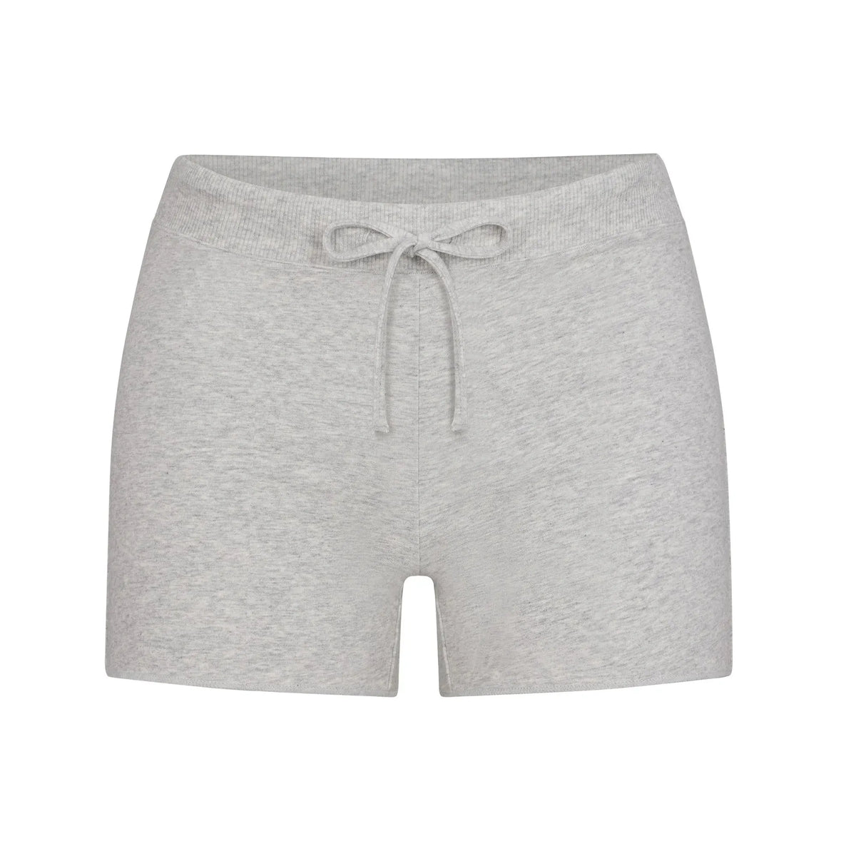 Skims Cotton Jersey Short Light Heather Grey