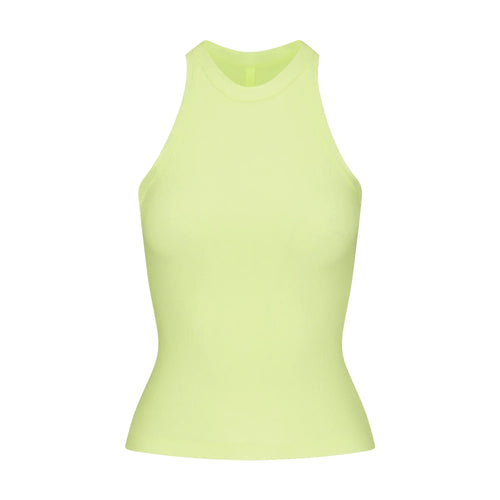 Skims Soft Lounge High Neck Tank Lemonade