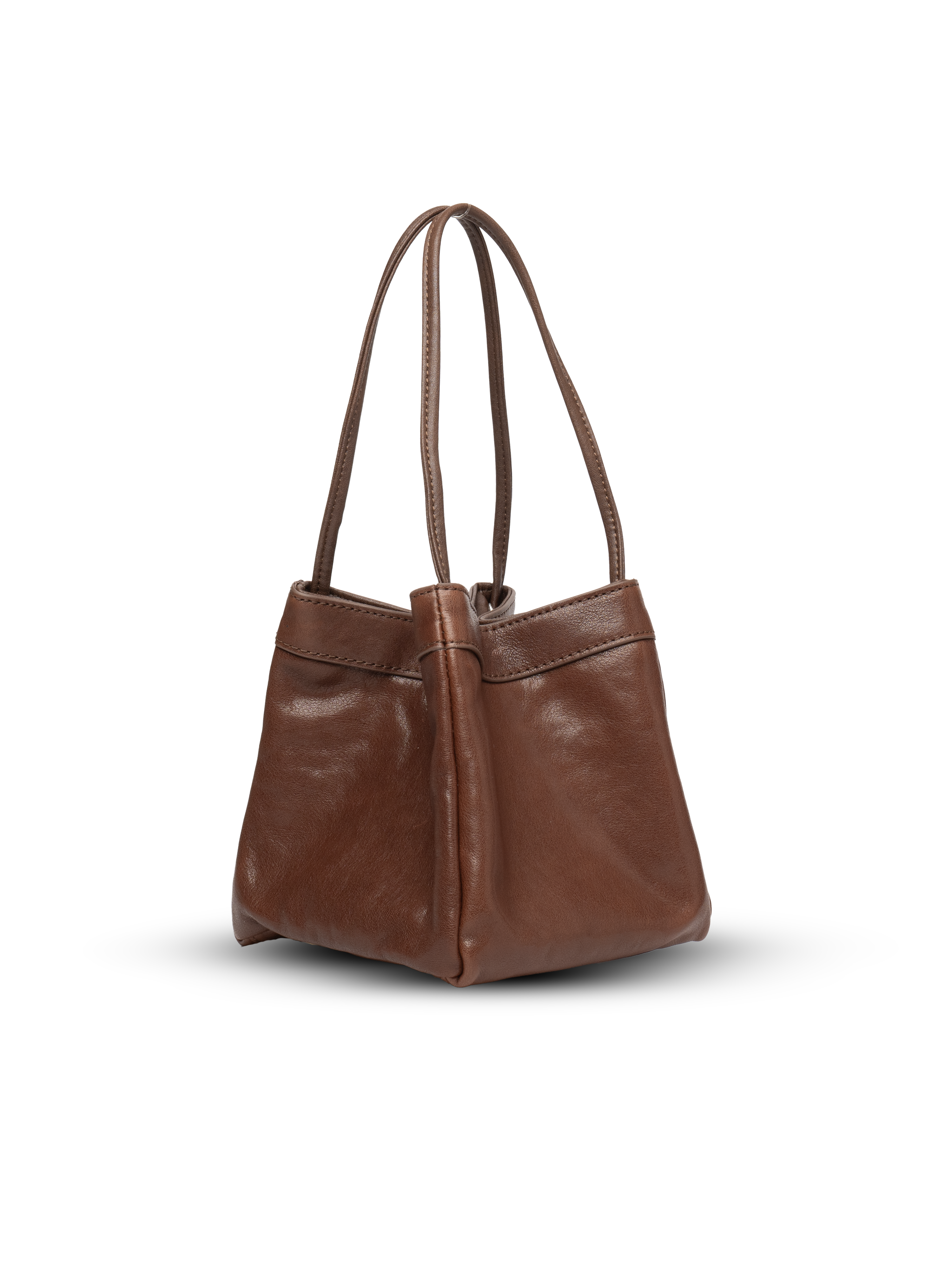 Favori Scatto - Ladies Leather Hand Bag I Dark Brown