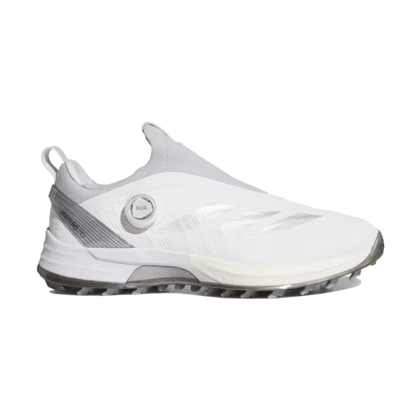 アディダス・ADIZERO ZG BOA Adidas Adizero Zg Boa Spikeless Golf Cloud White Silver Metallic