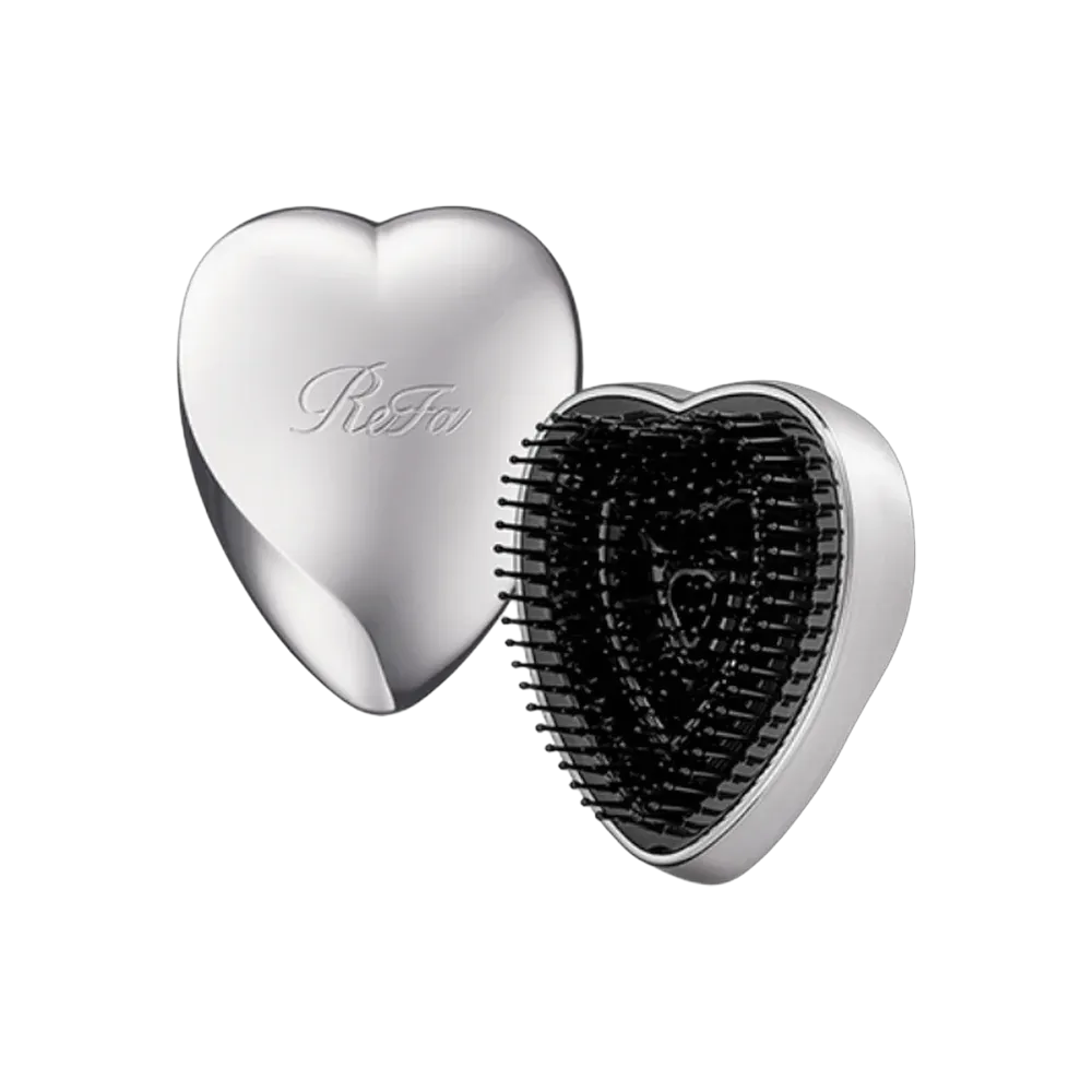 Refa Heart Brush Silver mini