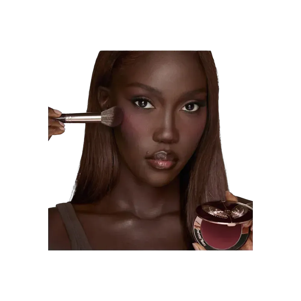 Charlotte Tilbury Airbrush Flawless Easy Soft Blur Bronzer + Blusher Brush