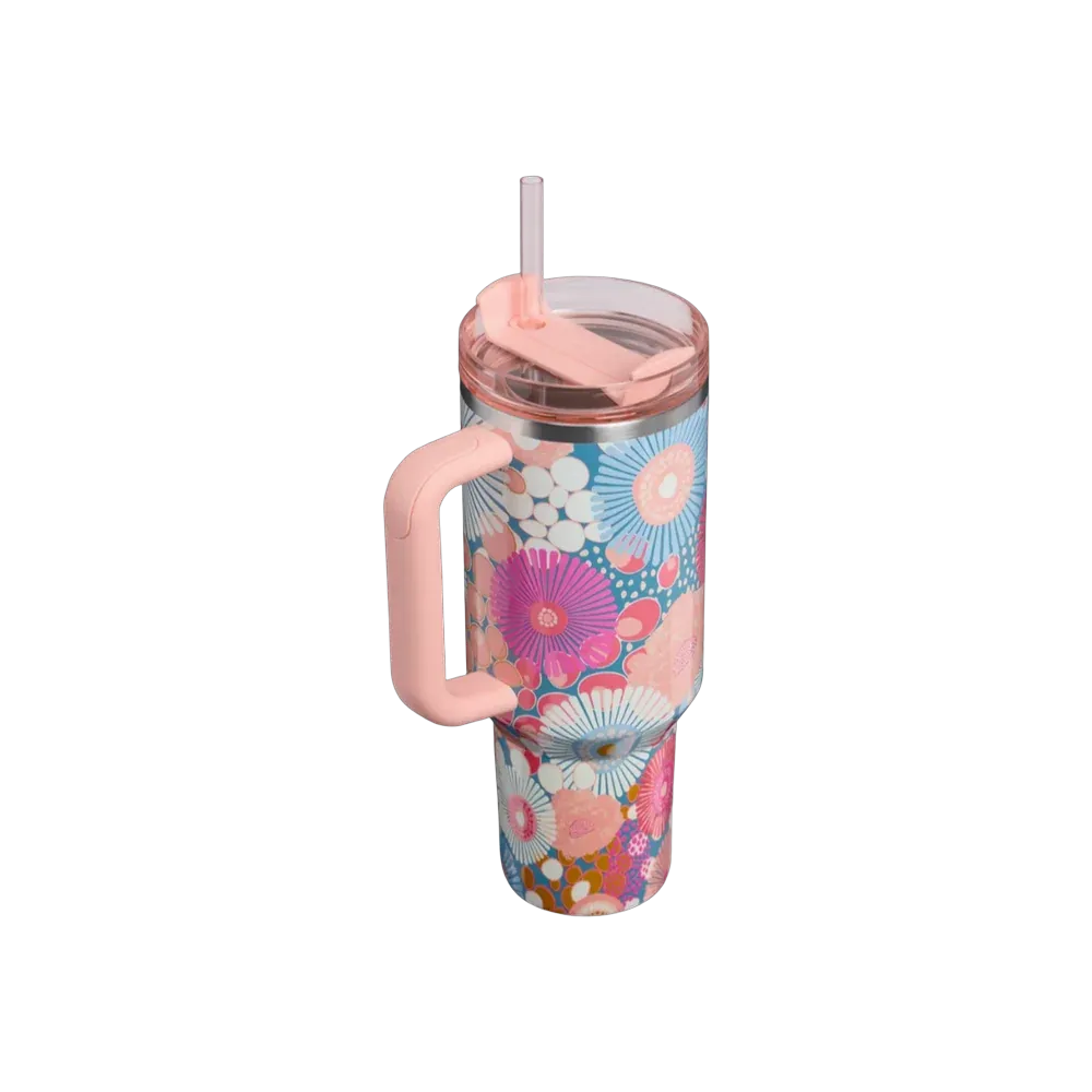 Stanley The Quencher H2.0 FlowState Tumbler Sorbet Wildflower
