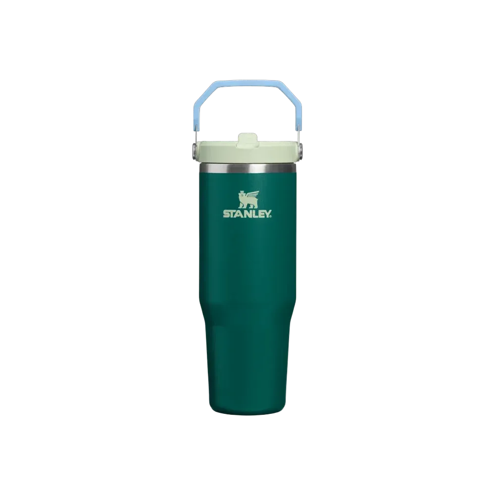 Stanley The IceFlow Flip Straw Tumbler 30 OZ Emerald Honeydew