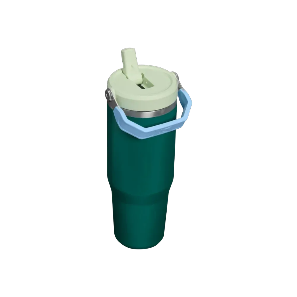Stanley The IceFlow Flip Straw Tumbler 30 OZ Emerald Honeydew