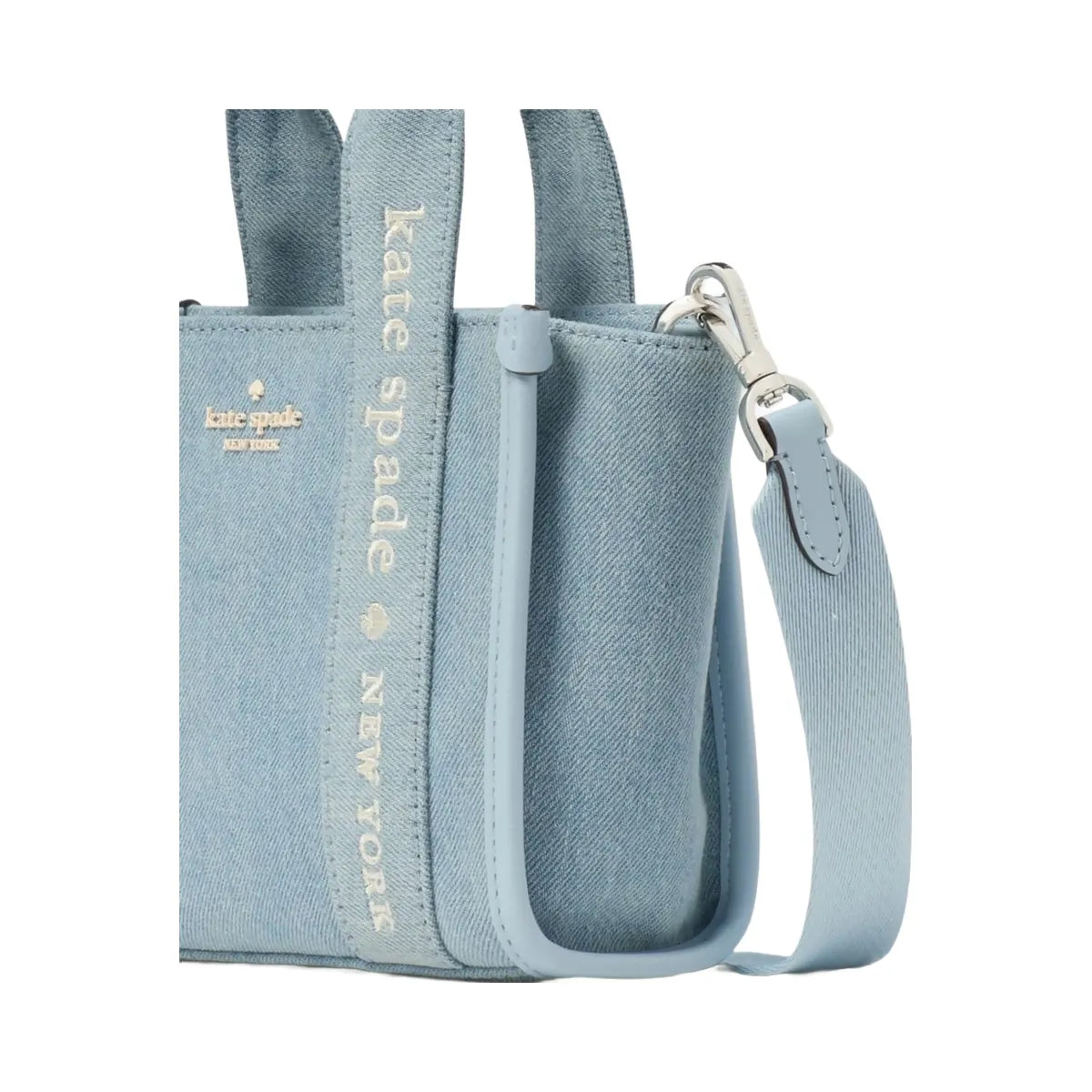 Kate Spade Kip Denim Mini Tote Blue Multicolor