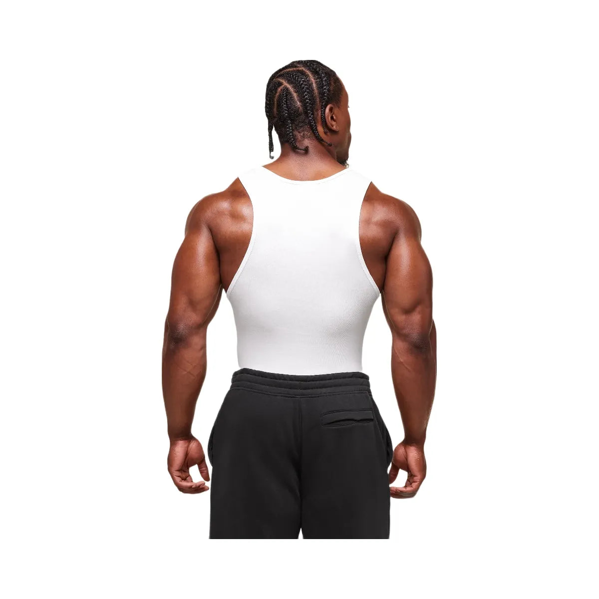 Gymshark Lifting Club Ribbed Tank - White