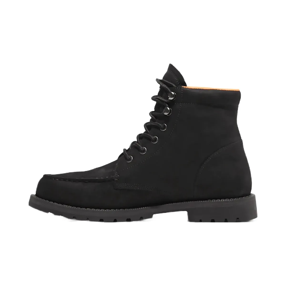 Timberland Redwood Falls Waterproof Moc-Toe Boot Black Nubuck Men'S