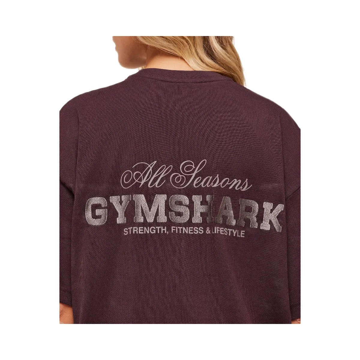 Gymshark All Seasons Graphic Short Sleeve T-Shirt - GS Cherry Purple