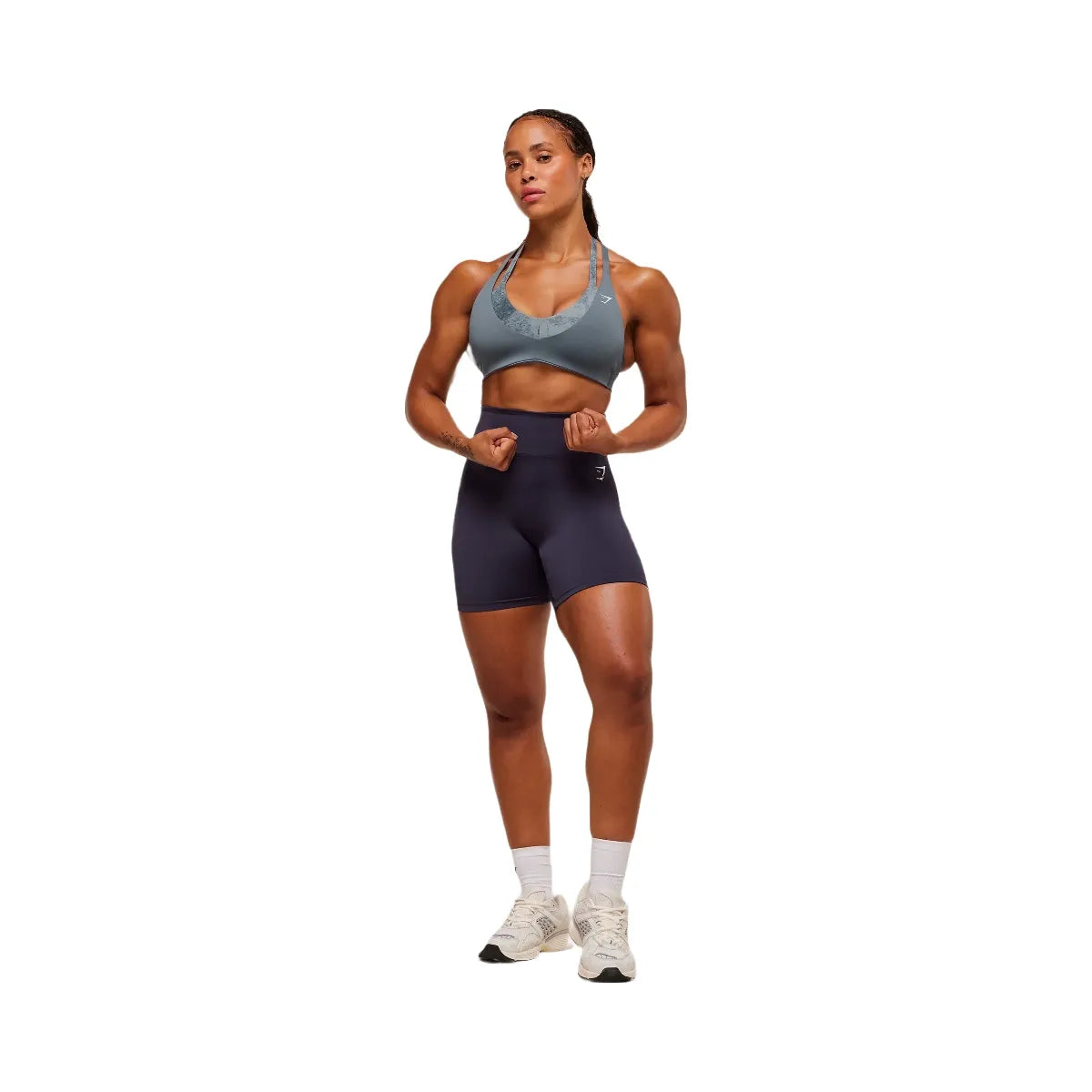 Gymshark Reps T Back Sports Bra - Iron Blue/Pantone Midnight Navy