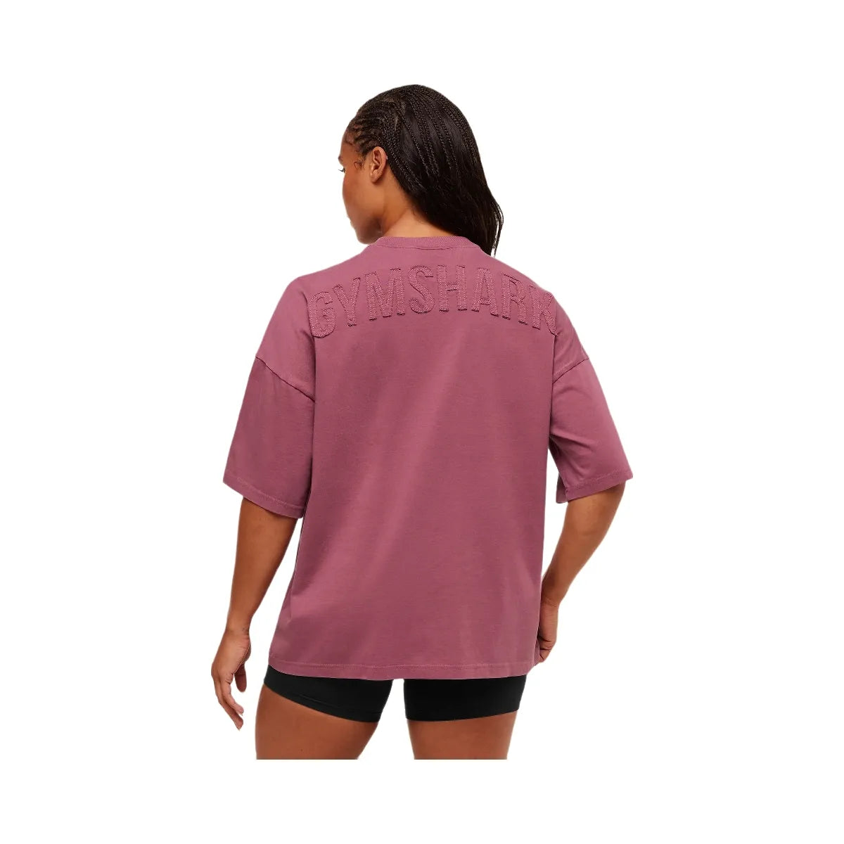 Gymshark Power Washed Oversized T-Shirt - Reset Pink/Acid Wash Small Ball