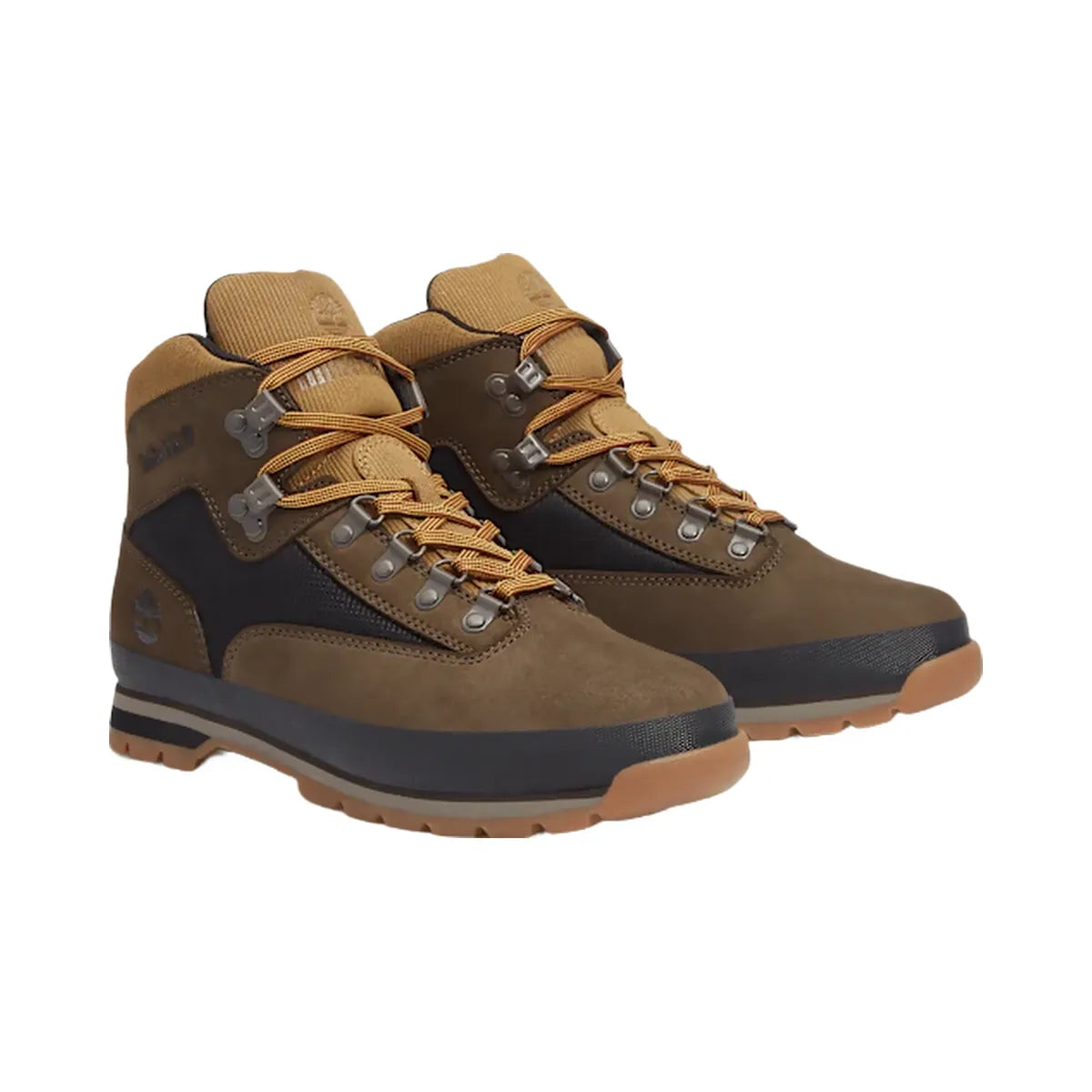 Timberland Euro Hiker Boot Dark Brown Nubuck/Black Men'S