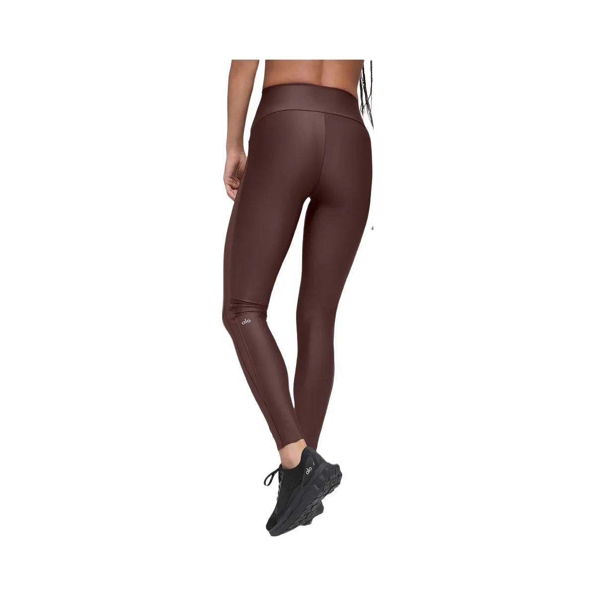 Alo Women's Airlift High-Waist Mesh Infatuation Legging - Brownstone