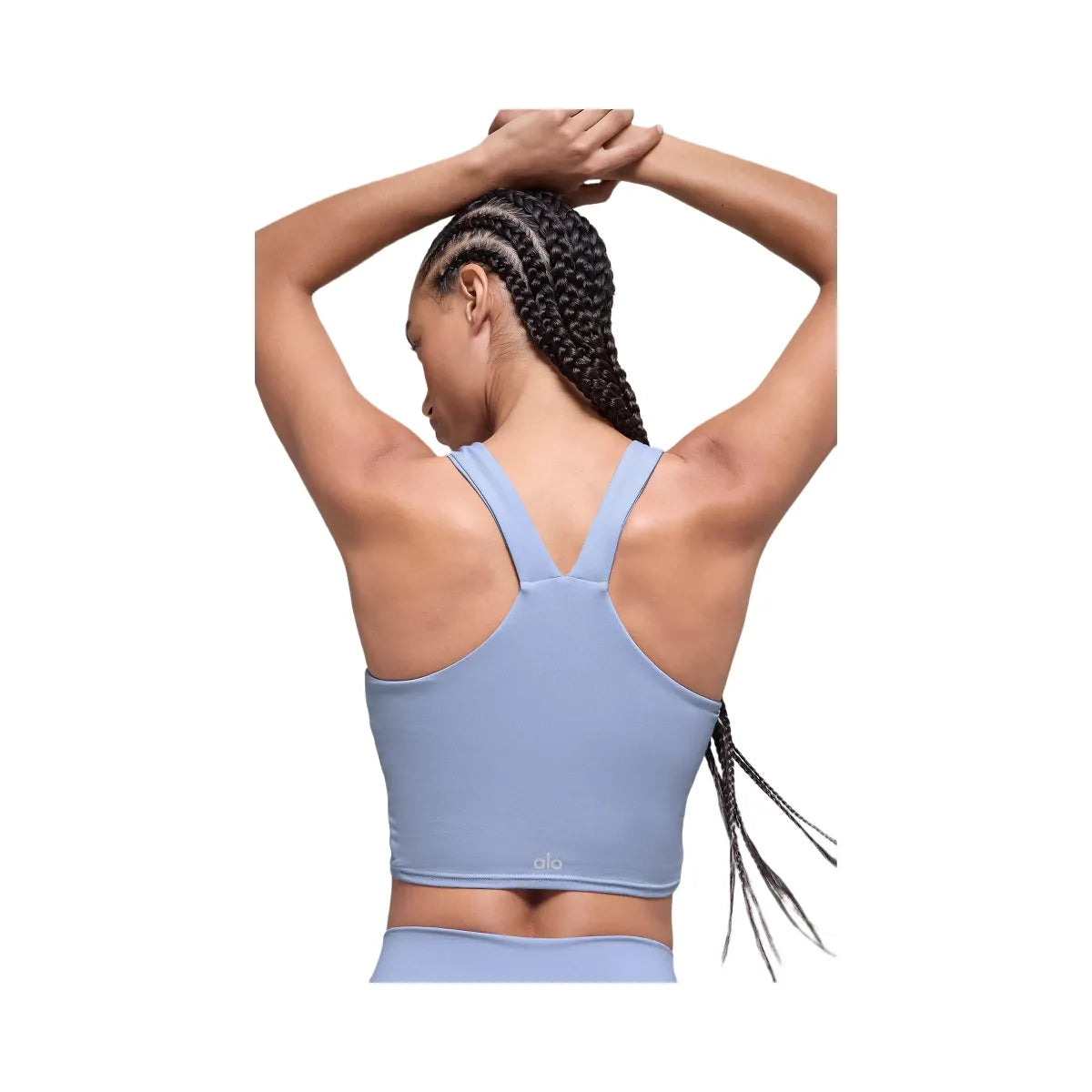 Alo Women's Airbrush Real Bra Tank - Winter Frost