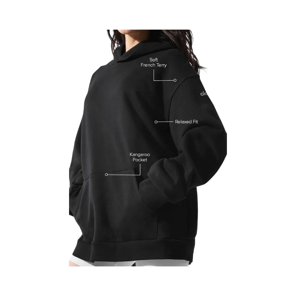 Alo Women's Chill Hoodie - Black