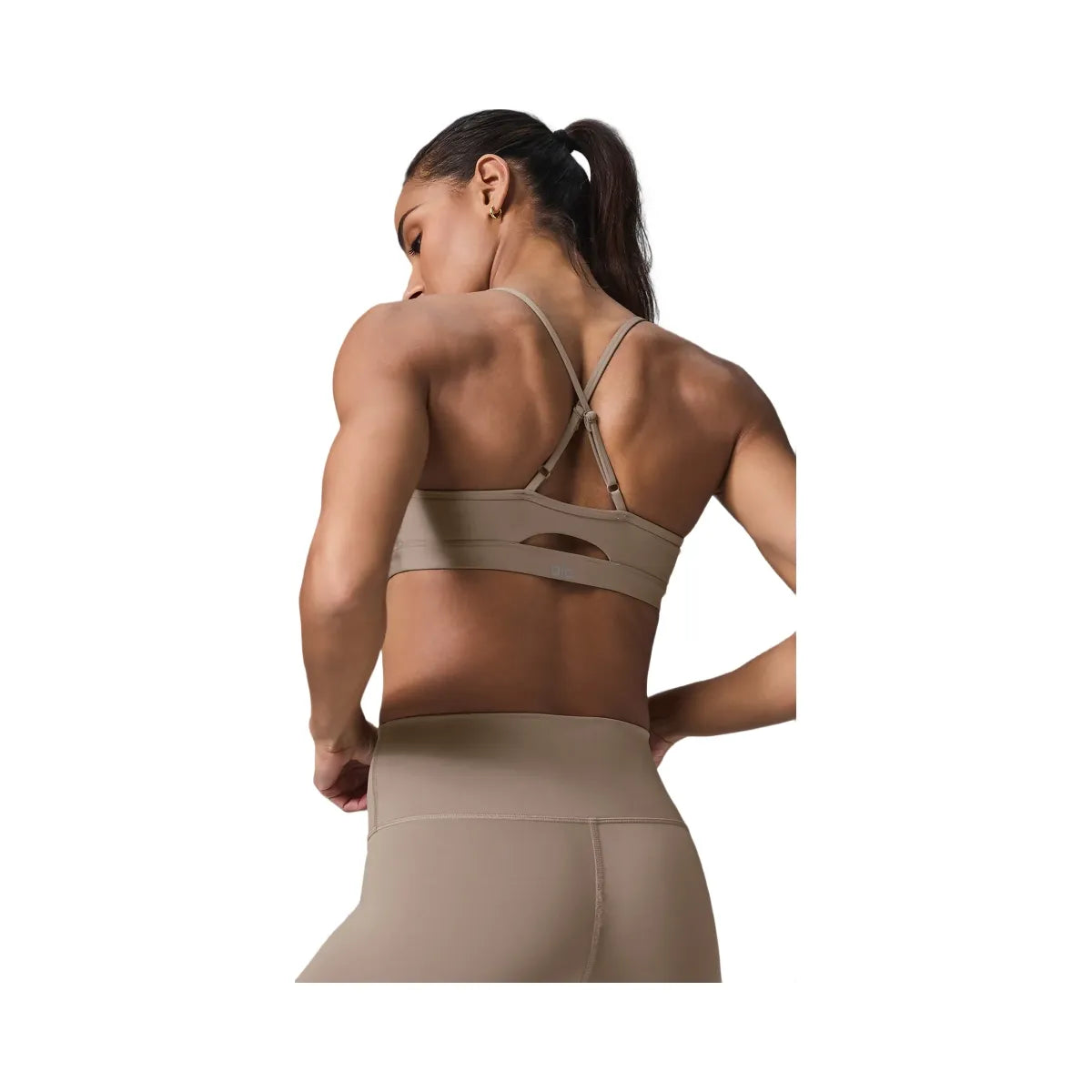 Alo Women's Airlift Intrigue Bra - Gravel