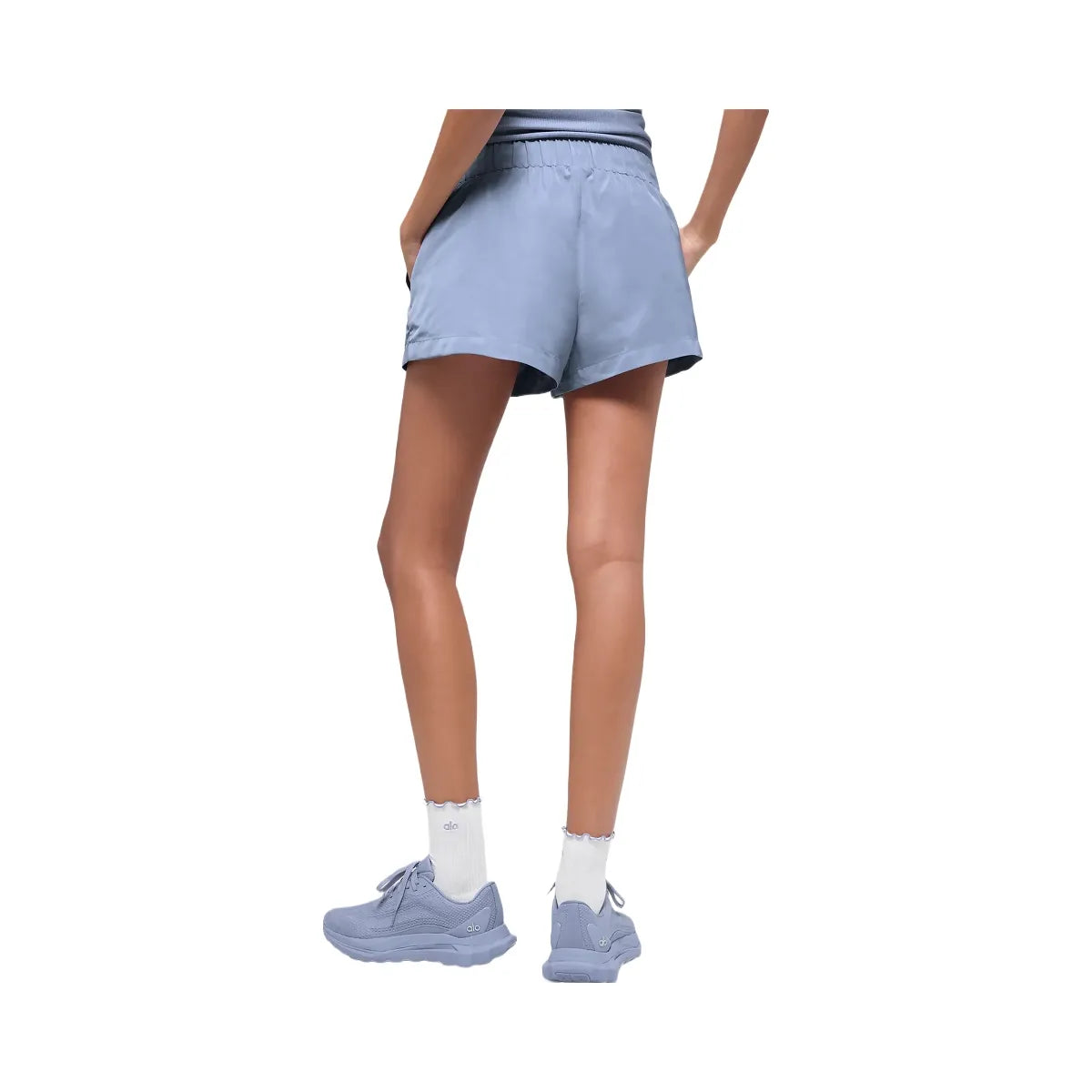 Alo Women's High-Waist Socialite Short - Winter Frost
