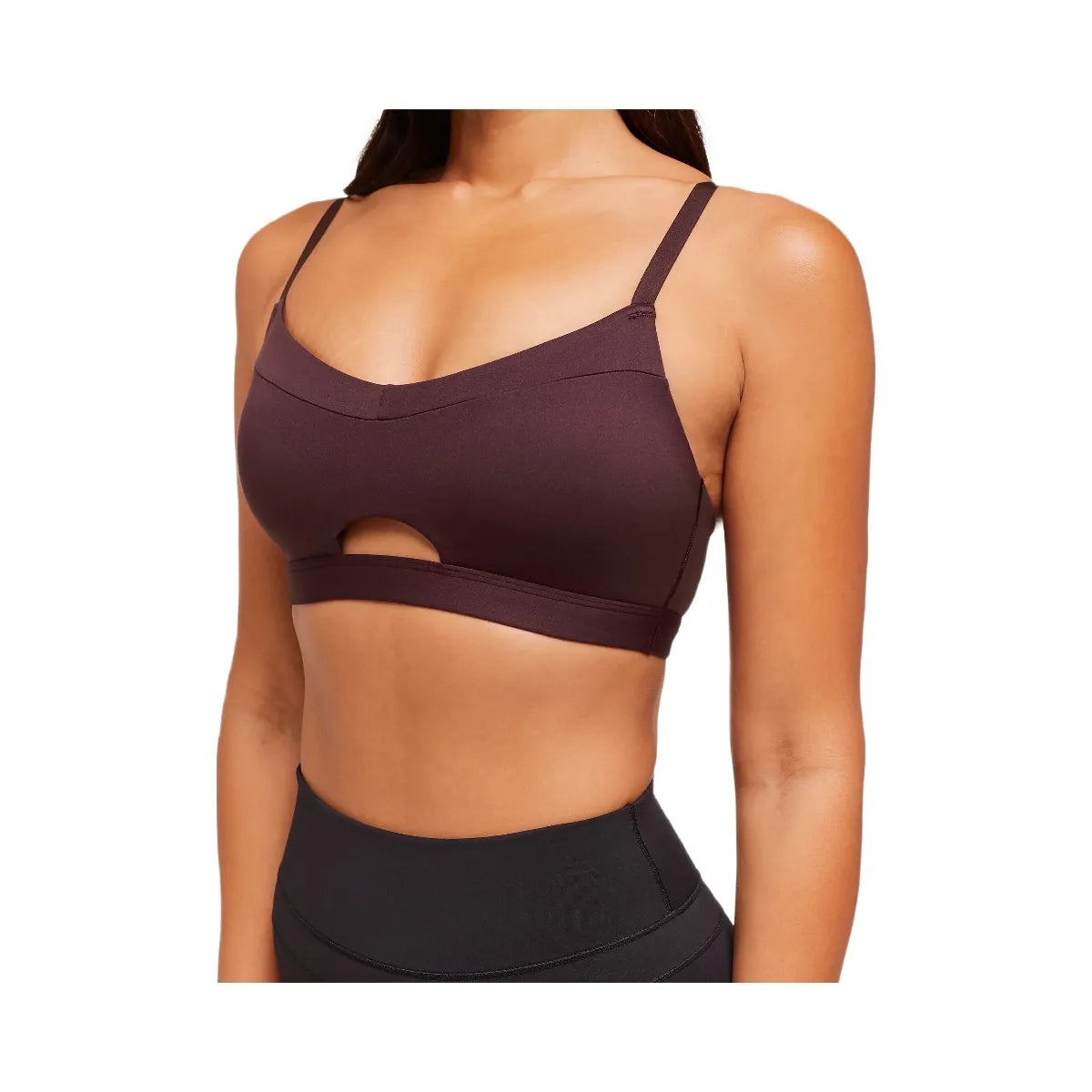 Gymshark Balcony Peekaboo Sports Bra - Cherry Purple