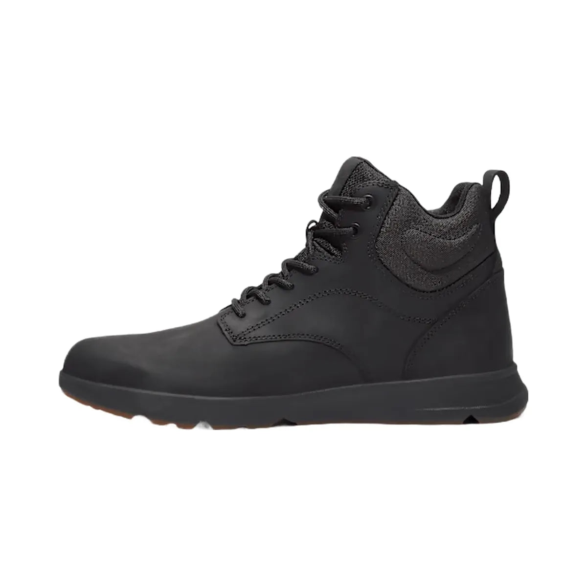 Timberland Men's Parker Street High-Top Sneaker Black Full-Grain
