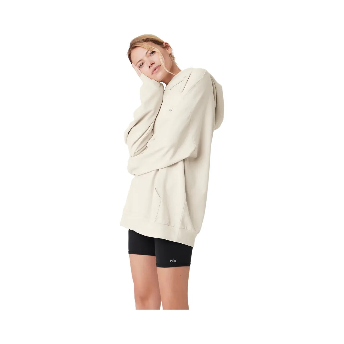 Alo Women's Double Take Hoodie - Bone