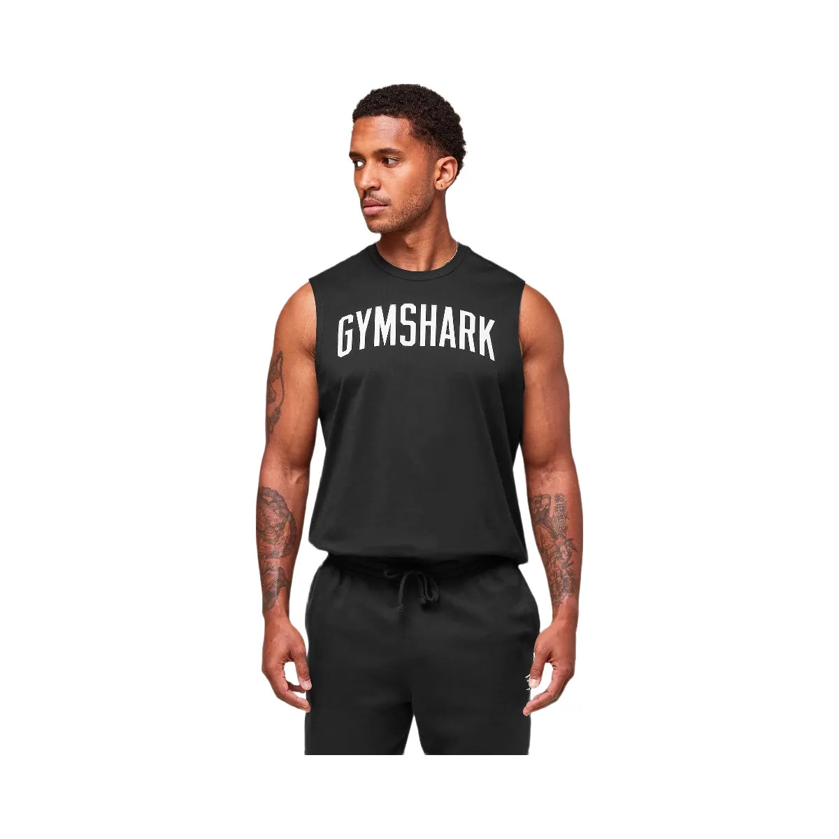 Gymshark Worn Graphic Tank - Black