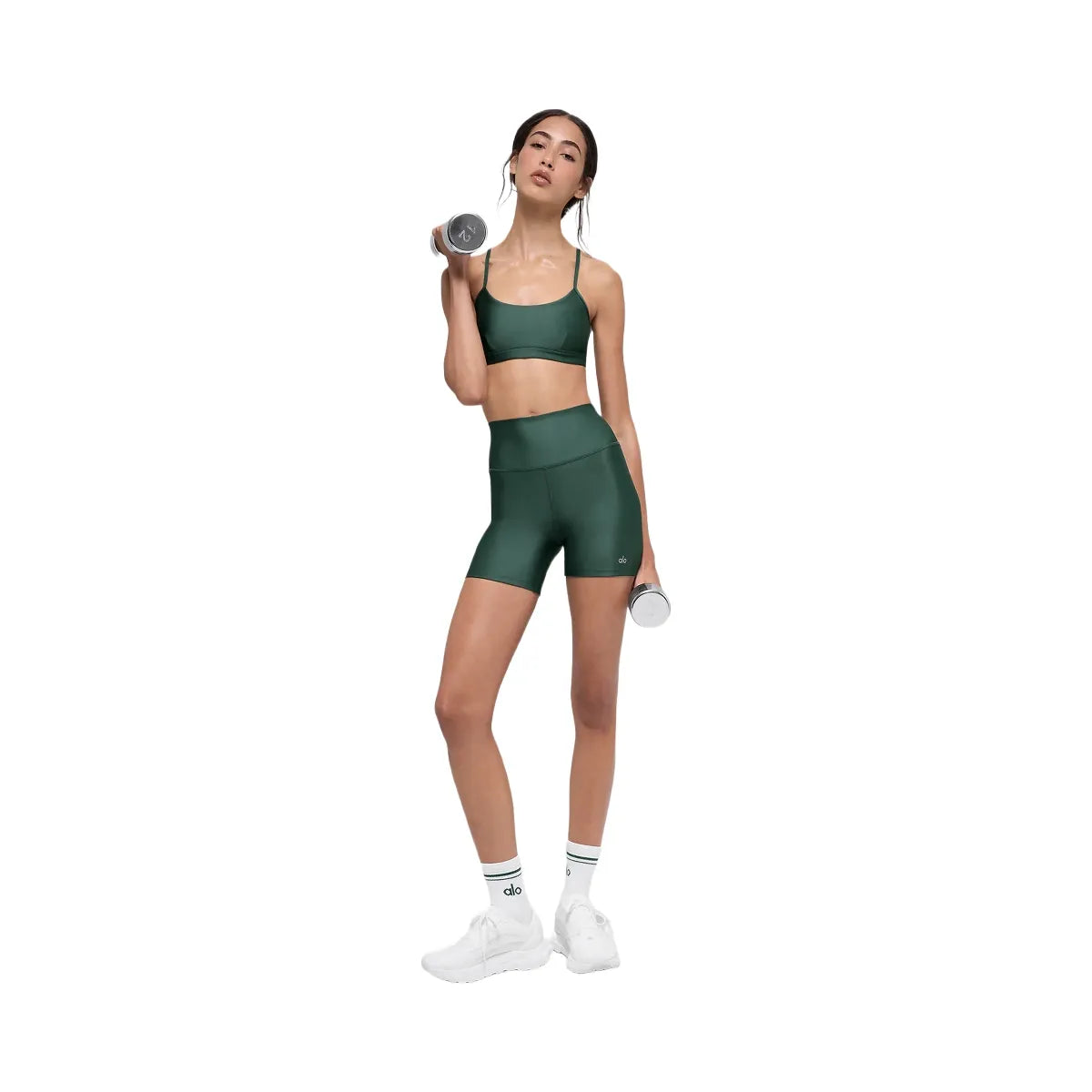 Alo Women's 5" Airlift Energy Short - Clover Green