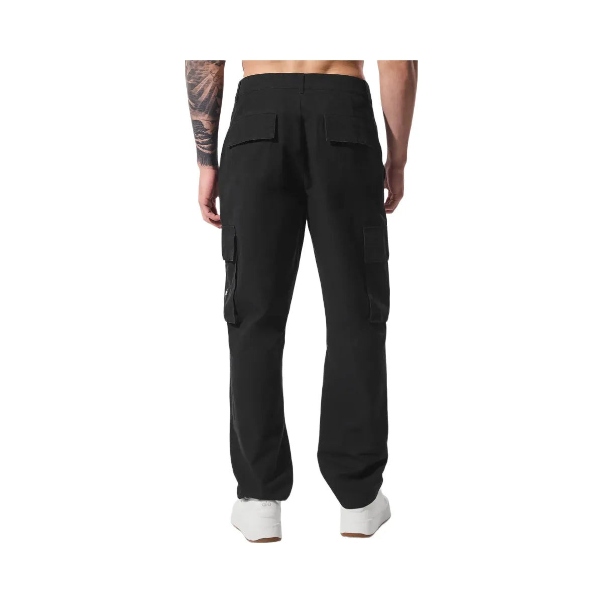 Alo Men's Cargo Ripstop Trouser - Black