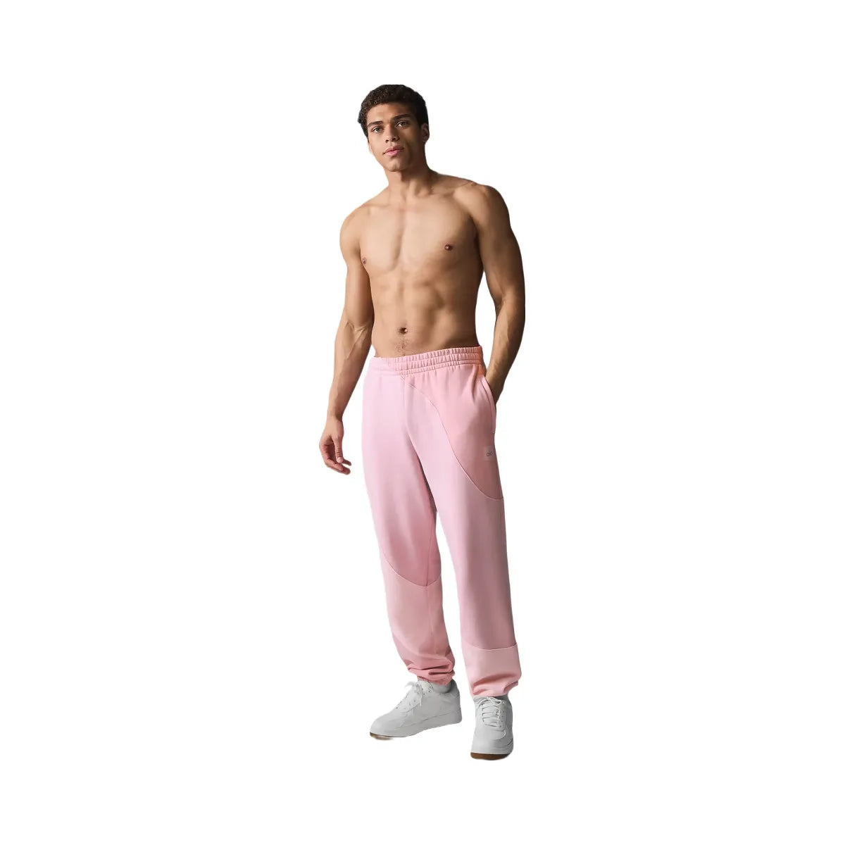 Alo Men's Make Waves Sweatpant - Sunset Pink Tonal