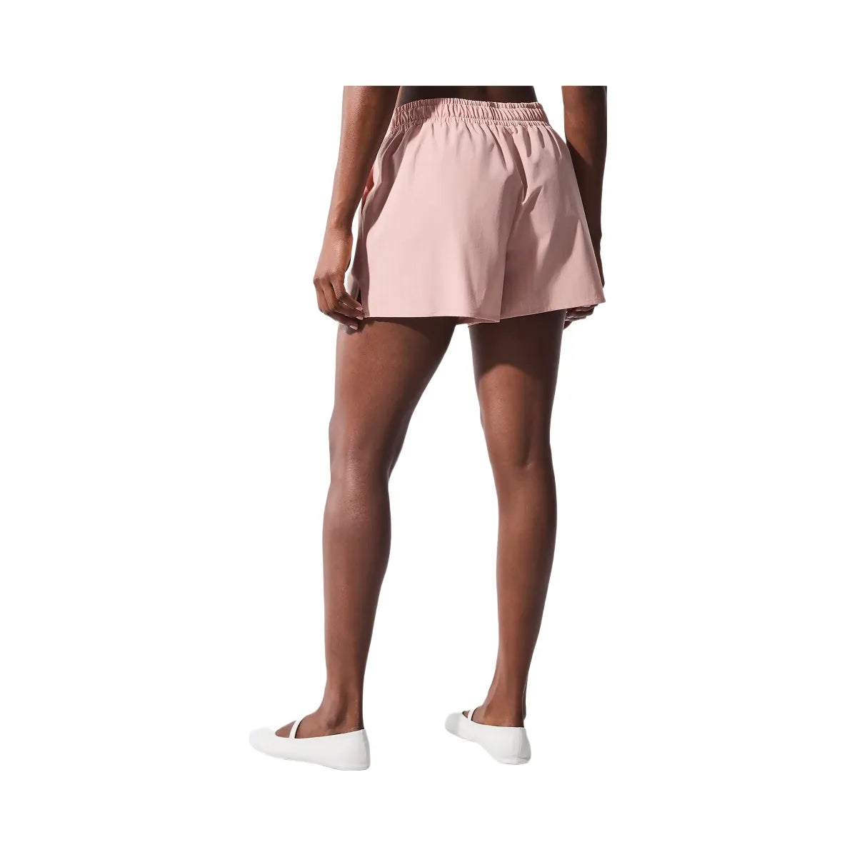 Alo Women's Pinstripe Daylight Boxer Short - Pink Quartz/Ivory