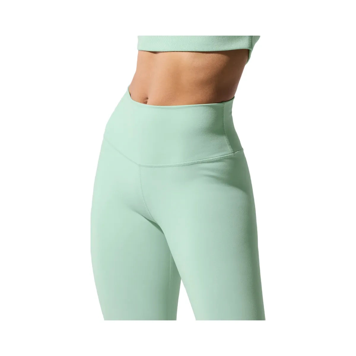 Alo Women's High-Waist Airbrush Capri - Spearmint