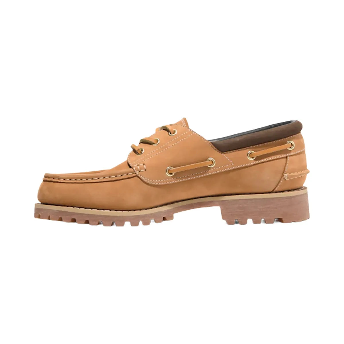 Timberland Authentics 3-Eye Boat Shoe Wheat Nubuck Men'S
