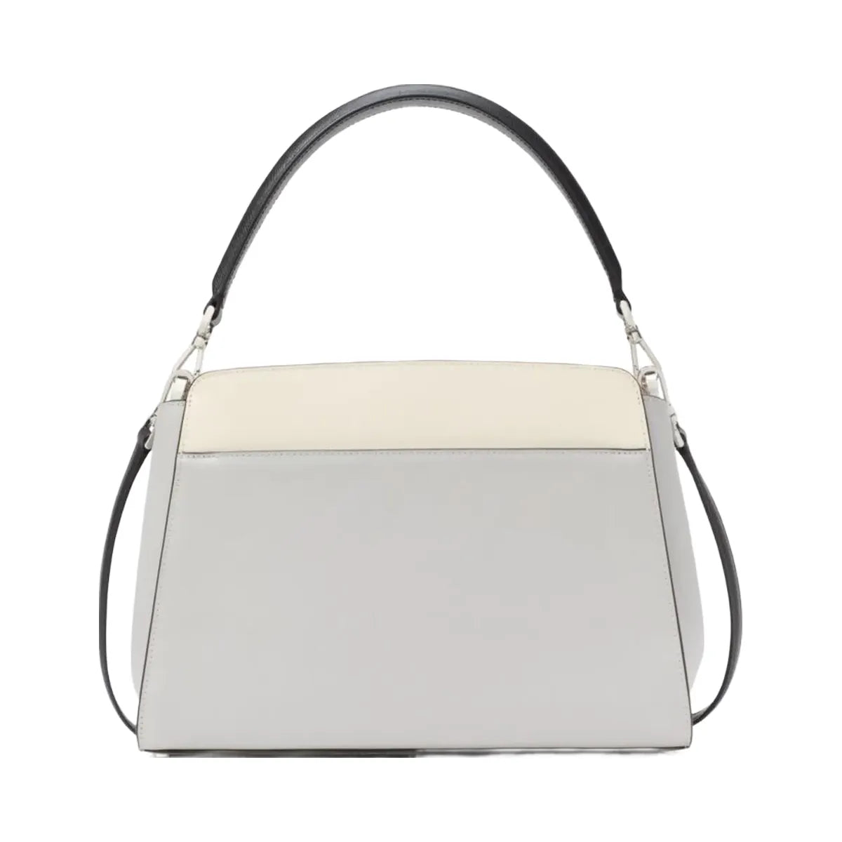 Kate Spade Madison Medium Top Handle Satchel Platinum Grey Multi