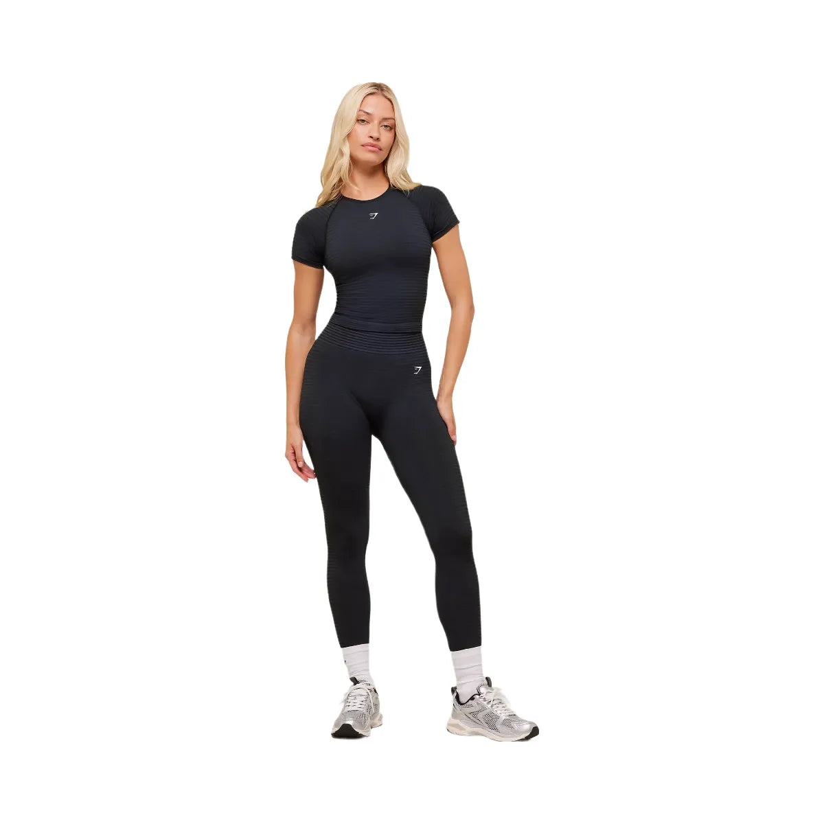 Gymshark Sport Seamless Leggings - Heavy Blue/Black