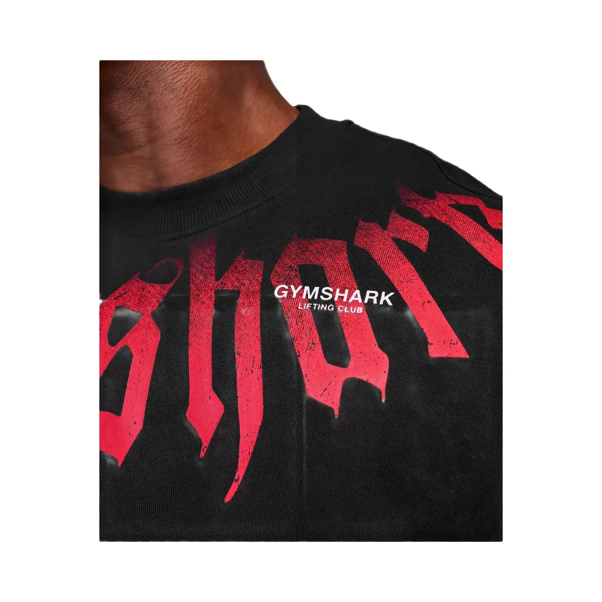 Gymshark Fade Graphic Crew - GS Black