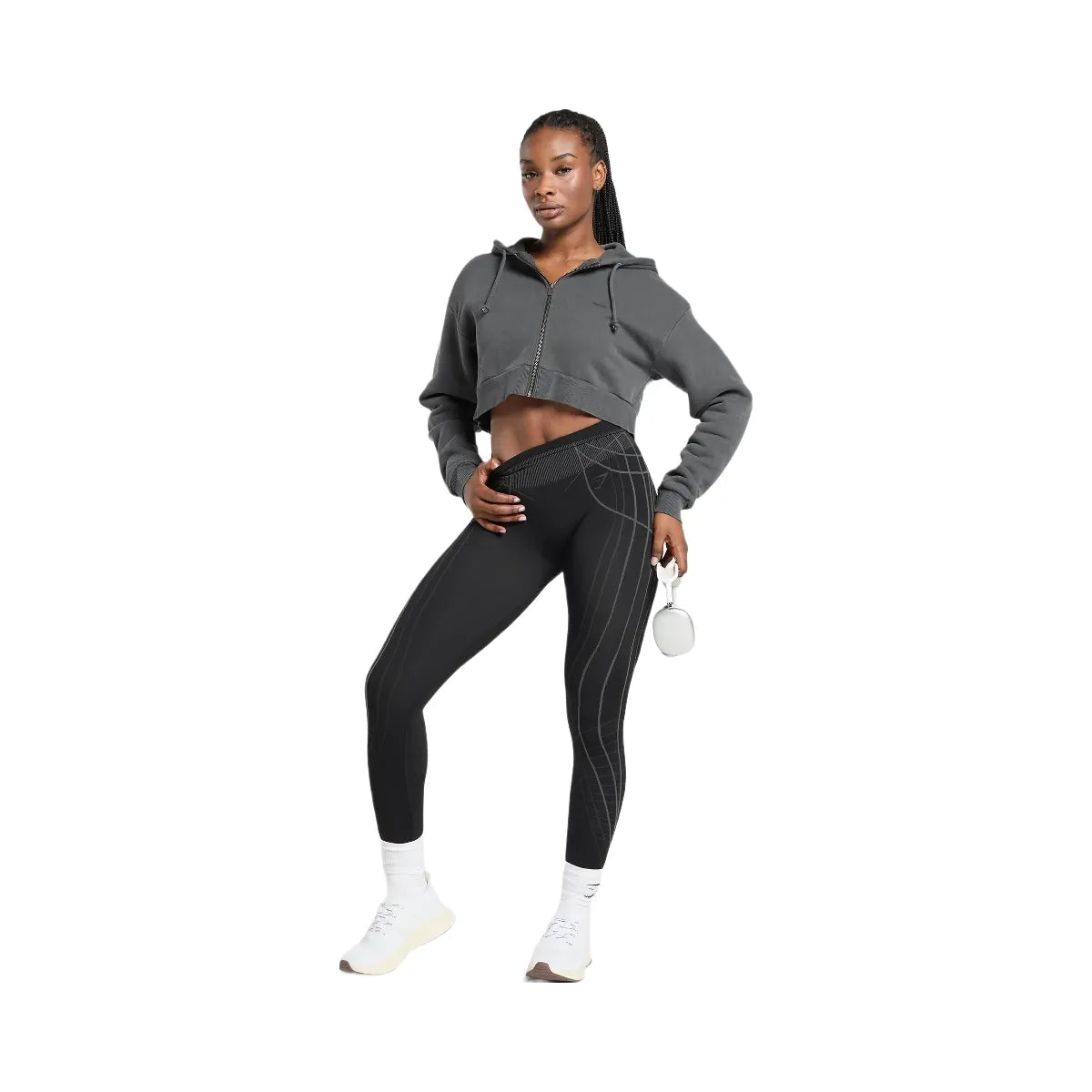 Gymshark Apex Seamless Leggings - Black/Graphite Grey