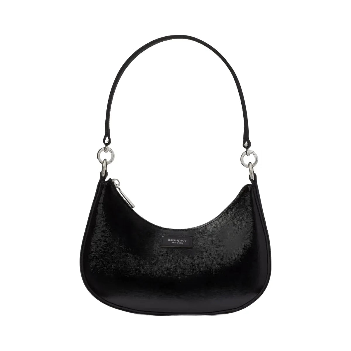 Kate Spade Sam Icon Shiny Small Convertible Crossbody Black