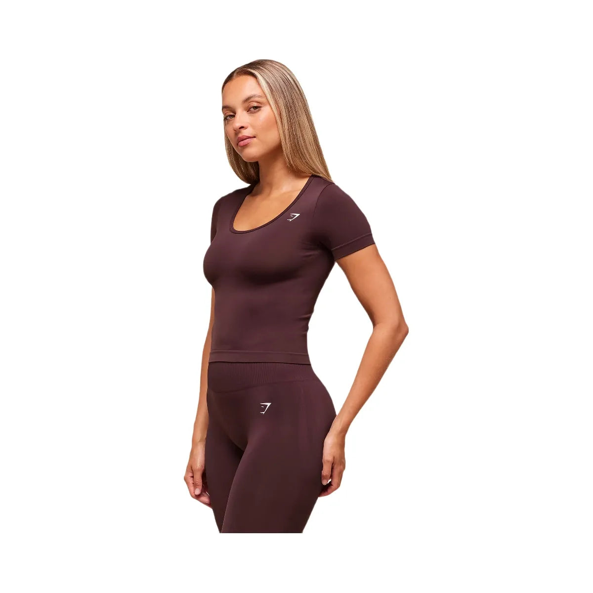 Gymshark Everyday Seamless Tight Fit Crew Neck Tee - Cherry Purple