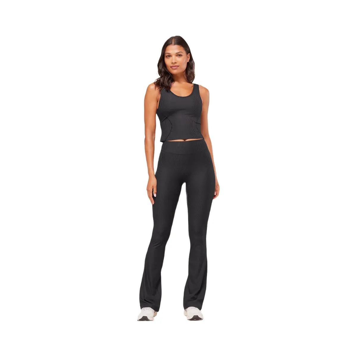 Gymshark Ribbed Flared Legging - Black