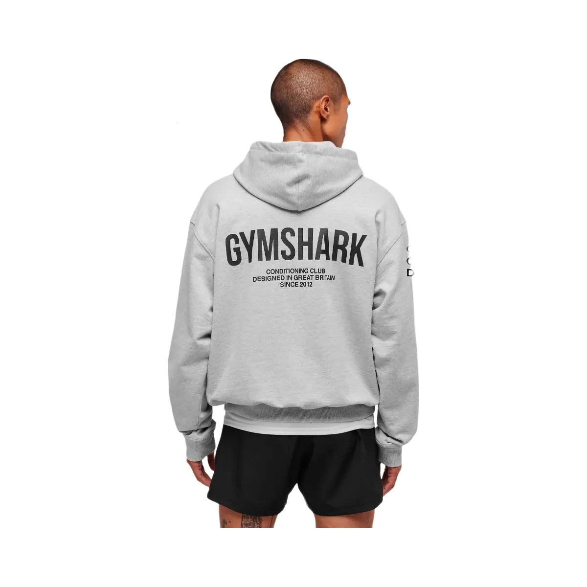 Gymshark Conditioning Club Hoodie - Light Grey Core Marl