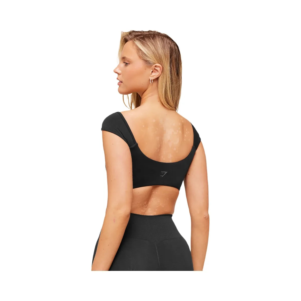 Gymshark Soft Sculpt Cap Sleeve Bralette - Black