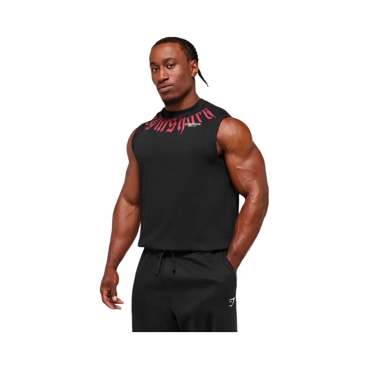 Gymshark Fade Graphic Tank - GS Black