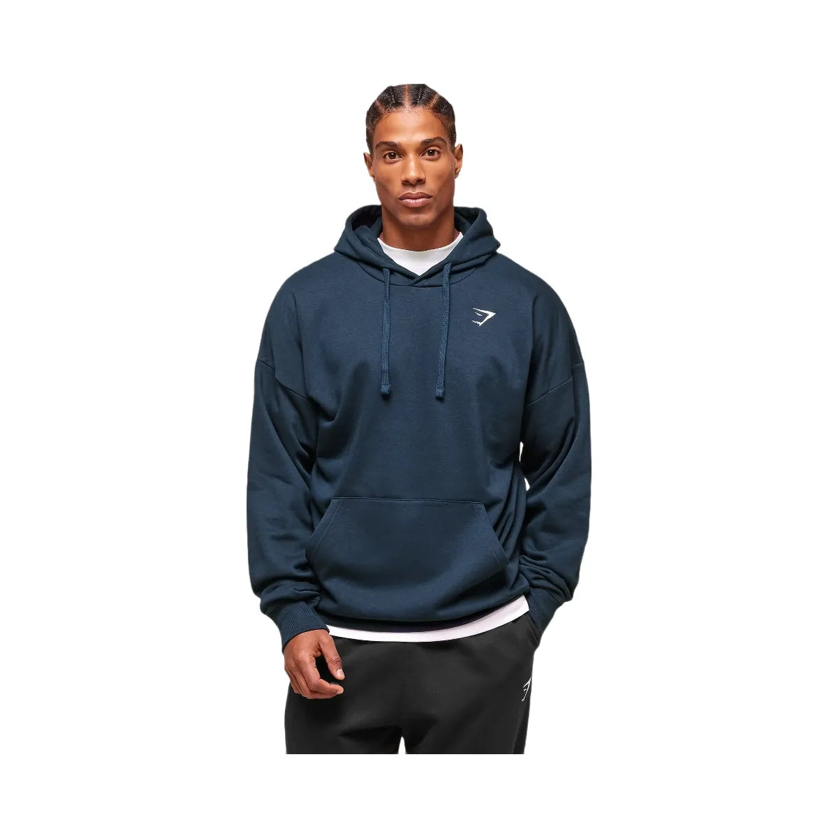 Gymshark Crest Oversized Hoodie - Navy
