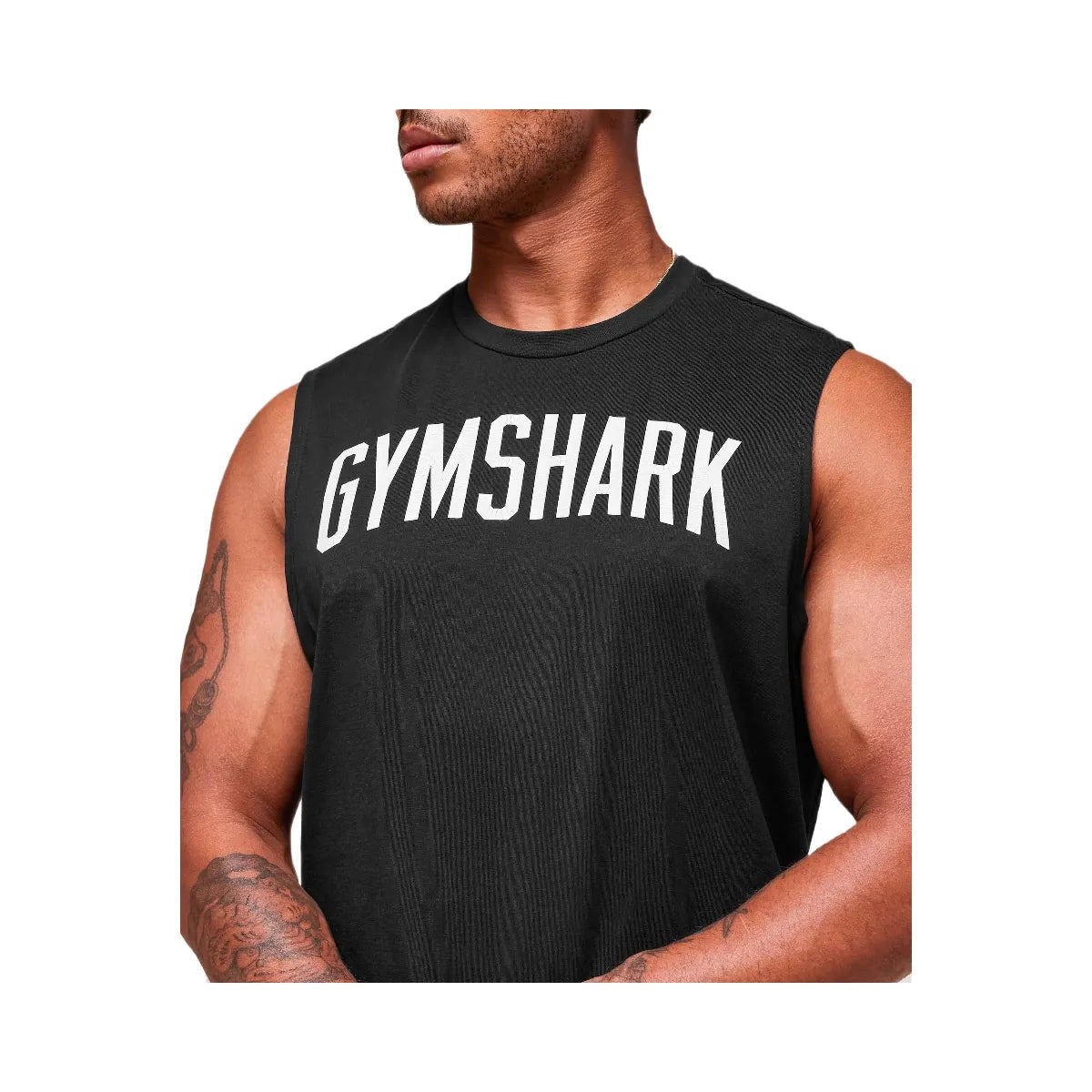 Gymshark Worn Graphic Tank - Black