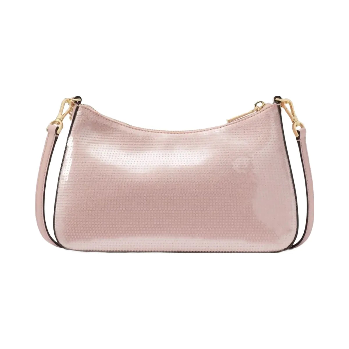 Kate Spade Margot Satin Sequin Convertible Crossbody Rose Smoke