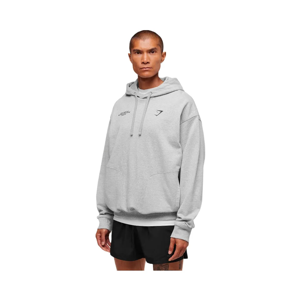Gymshark Conditioning Club Hoodie - Light Grey Core Marl
