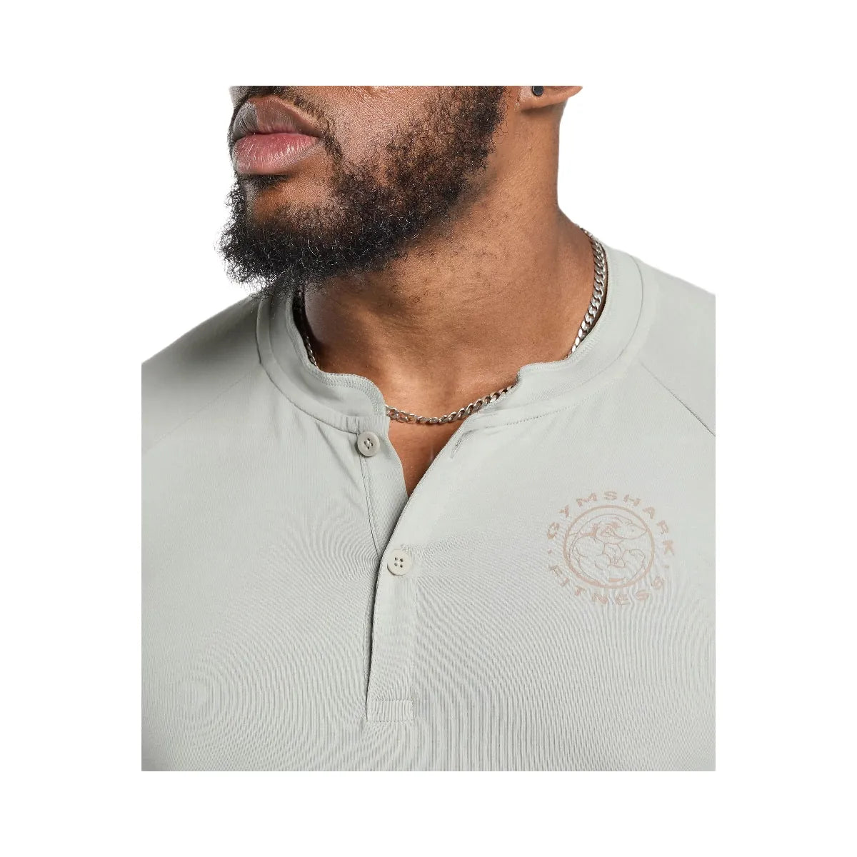 Gymshark Legacy Henley - Stone Grey